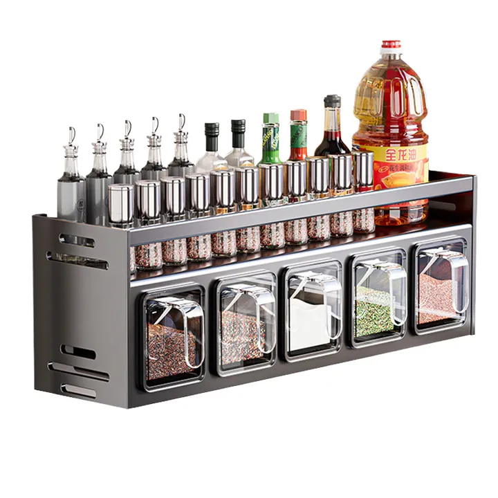 رف تخزين معدني مثبت على الحائط للحدائق المنزلية والتدبير المنزلي Wall Mounted Metal Storage Rack for Home Garden and Housekeeping