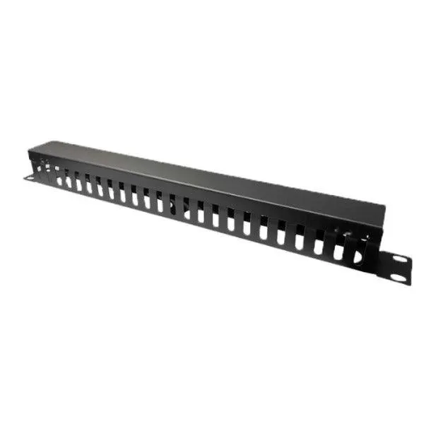 19" 1U Cable Management, 24 Open Slot, 2 Back Slot, Metal Type, VC-61102