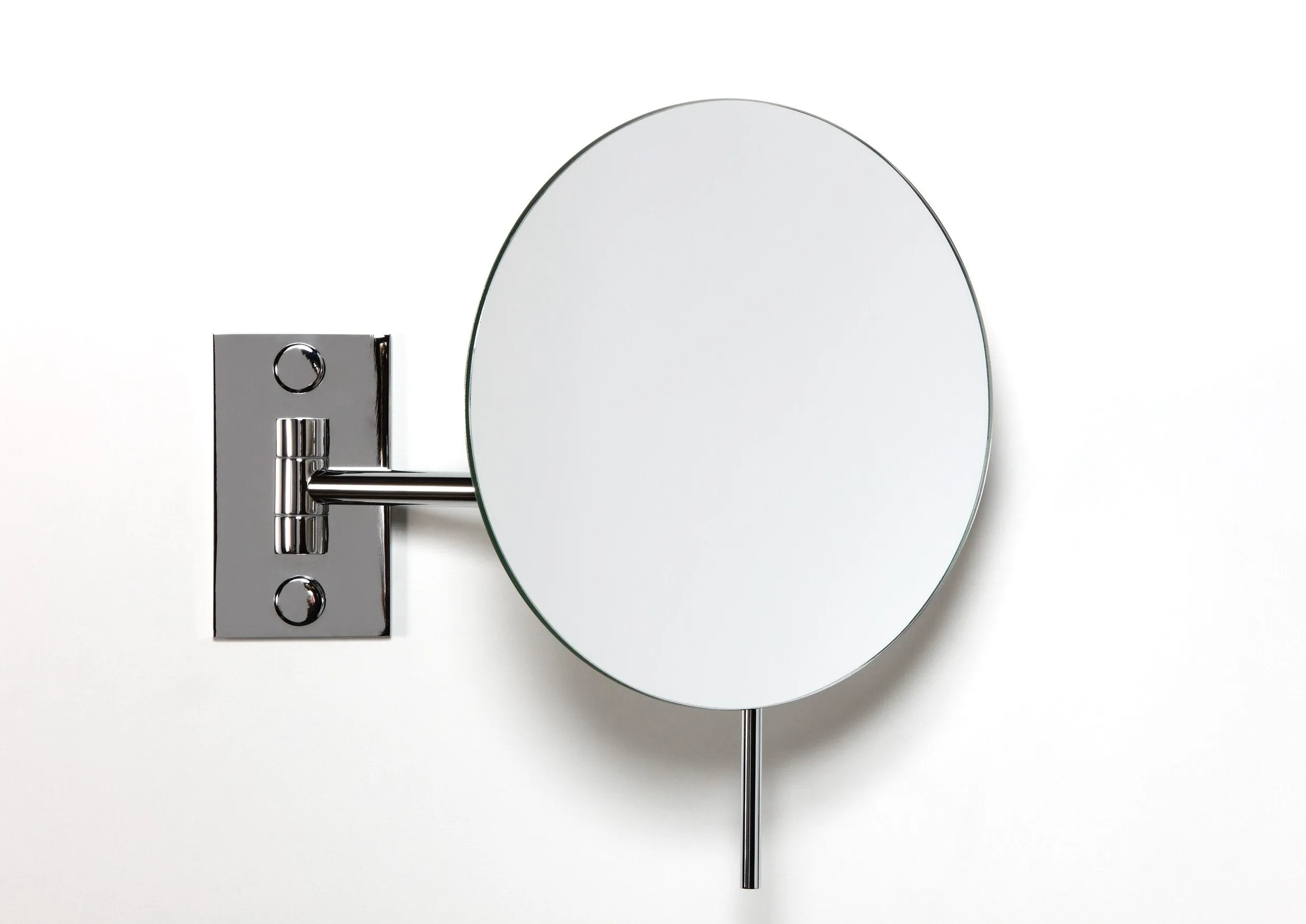 Brot EPURE Single Arm Wall Mounted Mirror, 9 Inch Diameter