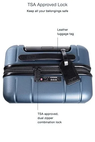 Chester Carry-On Luggage/22" Lightweight Polycarbonate Hardshell/Spinner Suitcase/Tsa Approved