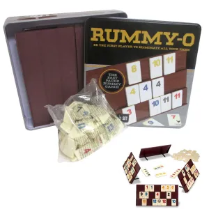 Deluxe Rummy-O Cardinal Classic Tile Number Game Rummikub Family Night Fun Gift