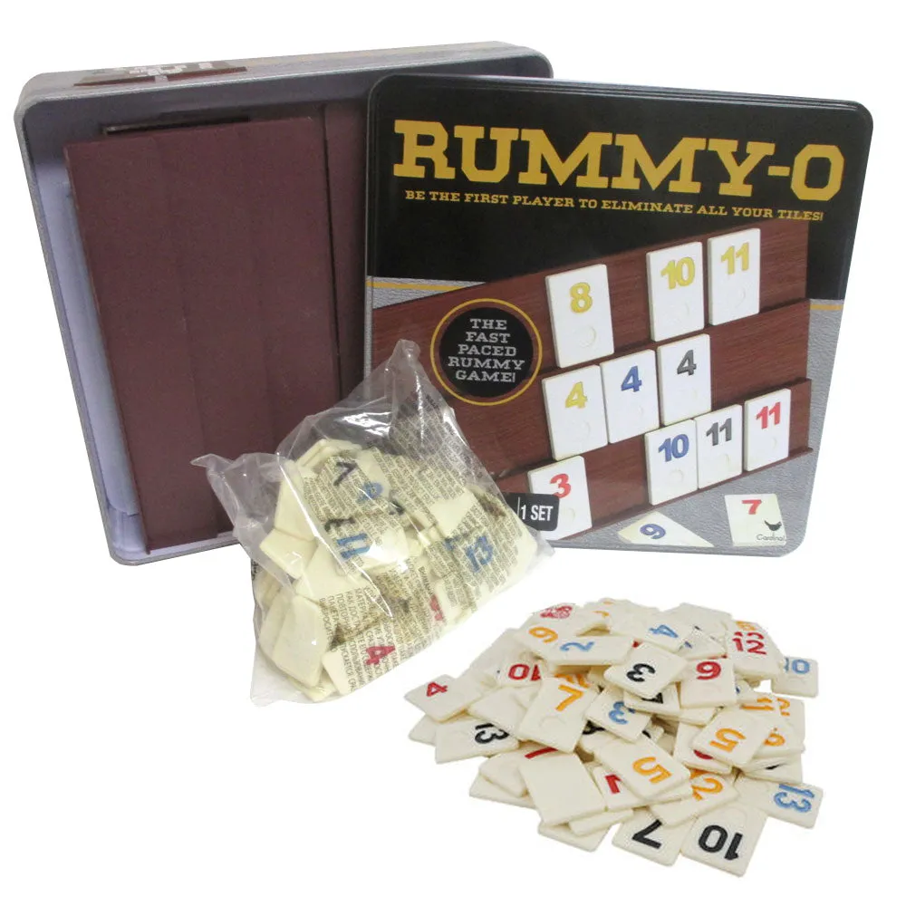 Deluxe Rummy-O Cardinal Classic Tile Number Game Rummikub Family Night Fun Gift