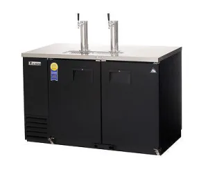 Everest EBD2 58" Double Door Direct Draw Keg Refrigerator