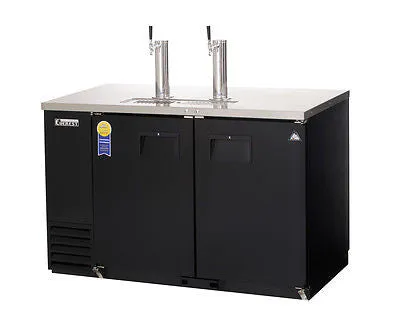 Everest EBD2 58" Double Door Direct Draw Keg Refrigerator