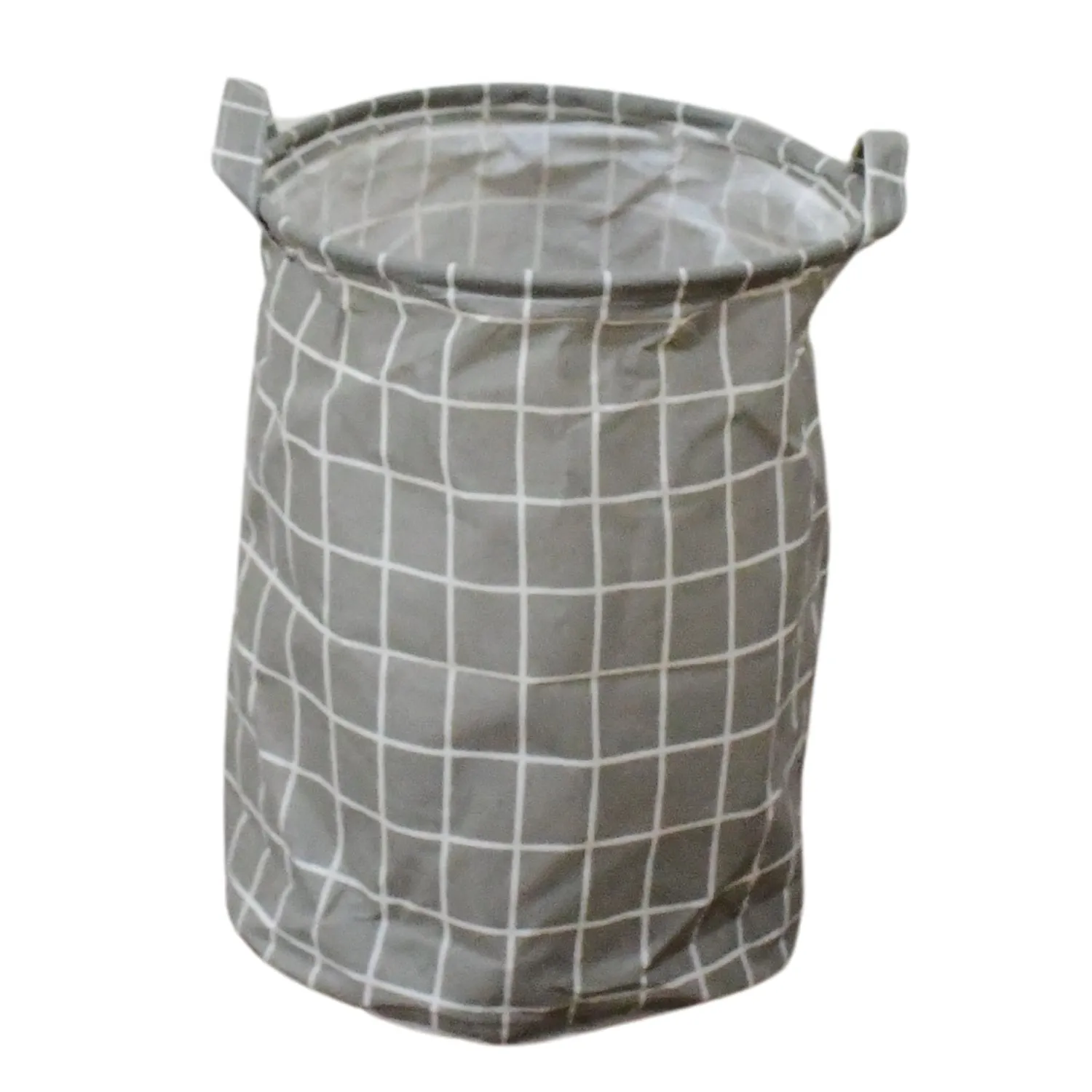 Folding Laundry Basket Round Storage Bag (1 Pc / 40  30 Cm)