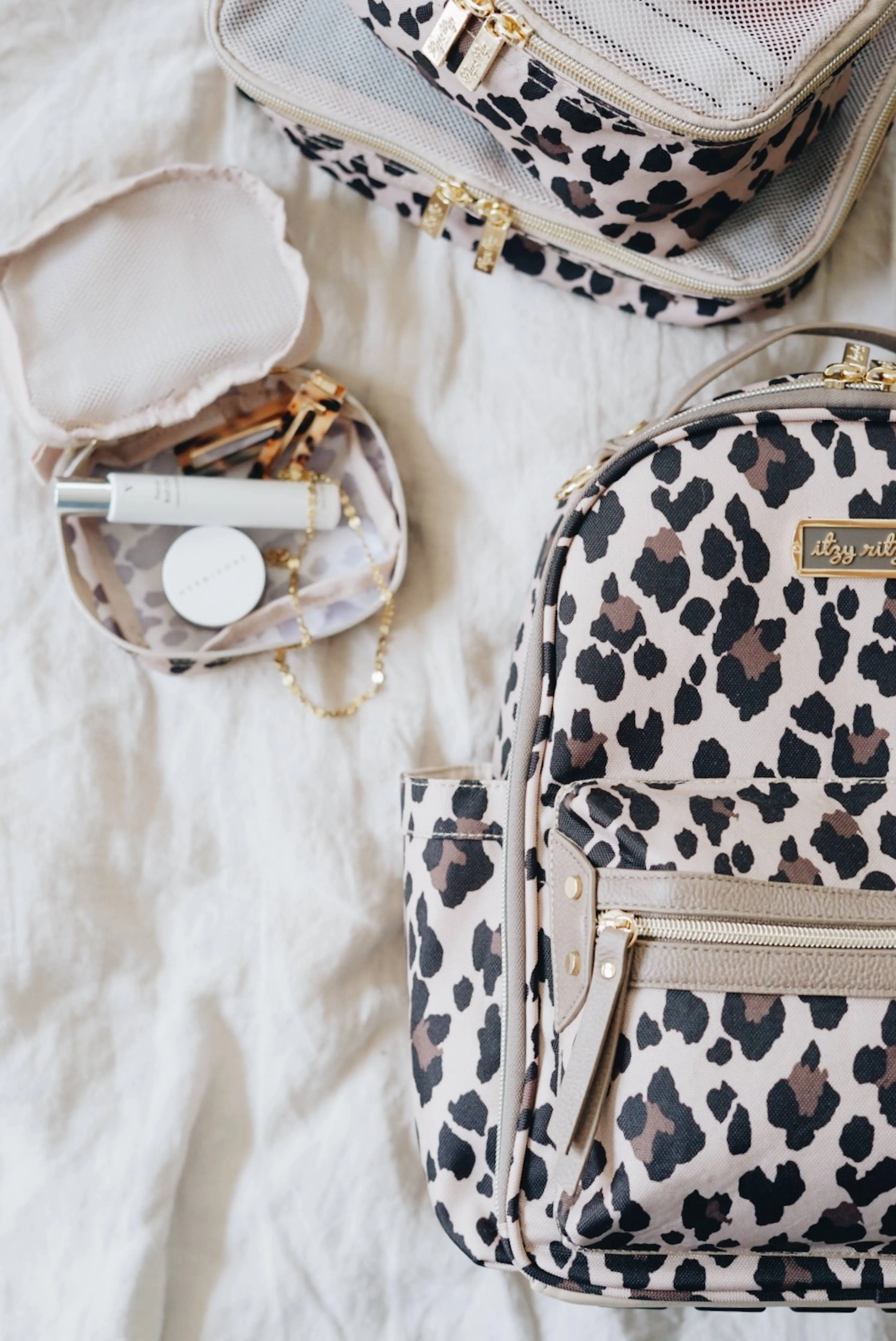 Leopard Pack Like a Boss Diaper Bag Packing Cubes