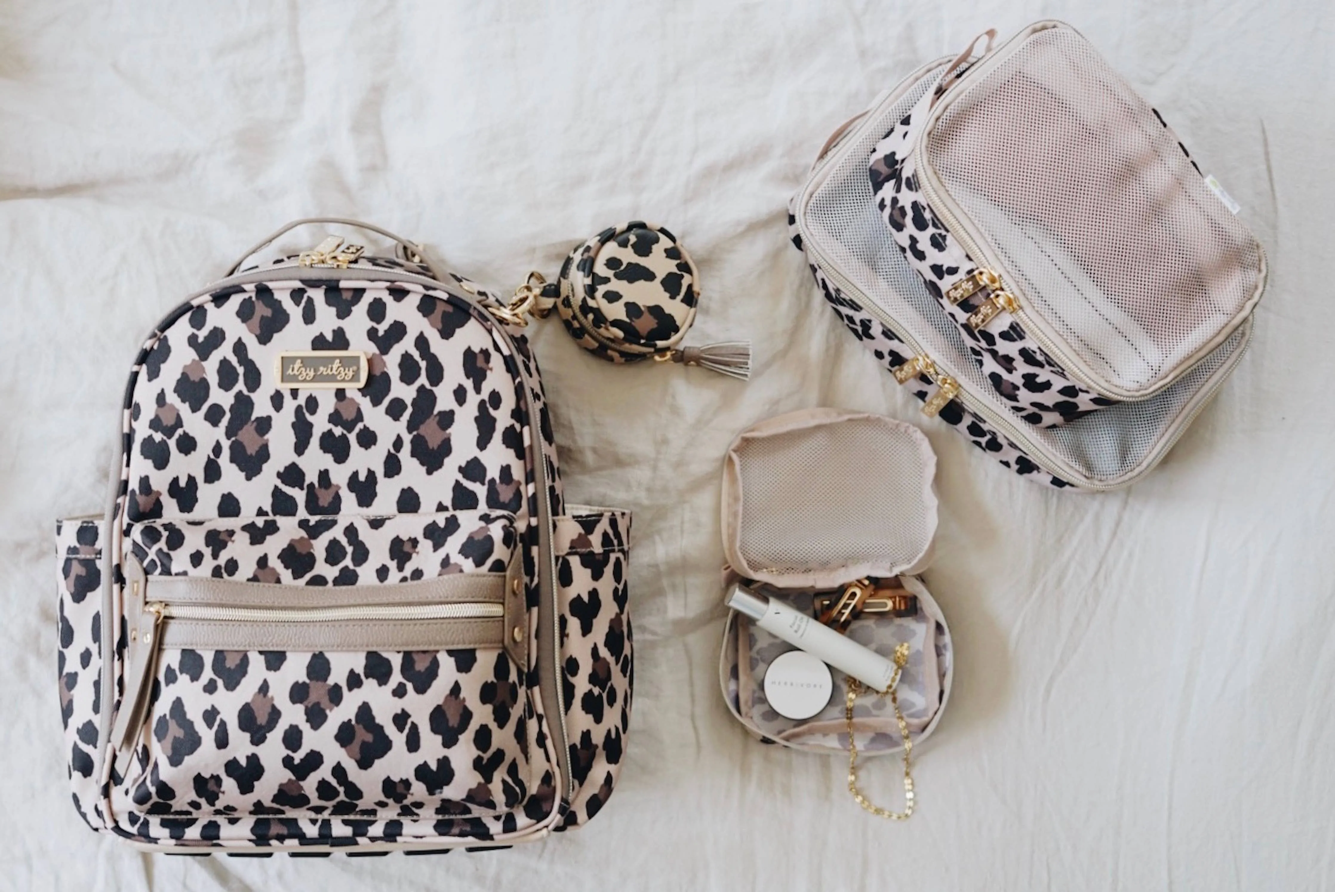 Leopard Pack Like a Boss Diaper Bag Packing Cubes