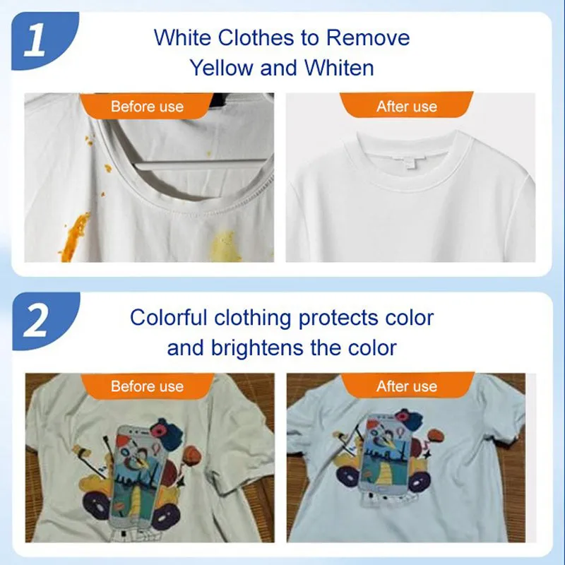 Newly Upgraded Formula Powerful Color Bleach Laundry Detergent