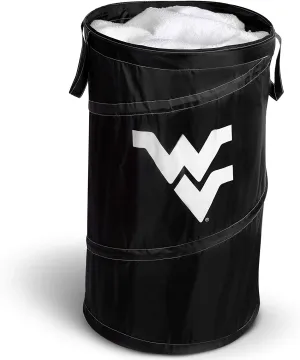 Pop Up Spiral Collegiate Laundry Hamper Bag with Easy Carry Handles