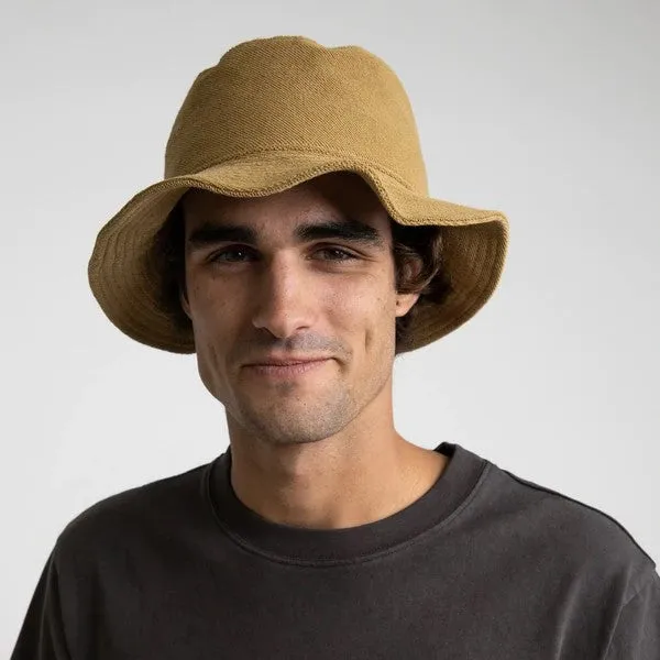 Reverse Terry Bucket Hat (Sand)
