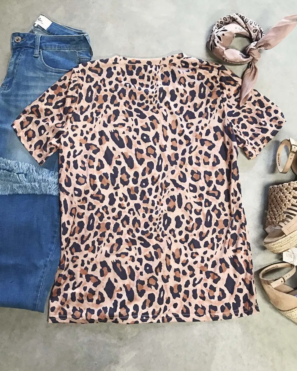 Rolling Stones Leopard Tee