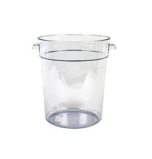 Thunder Group PLRFT022PC 22 QT Clear  Polycarbonate Round Food Storage Container