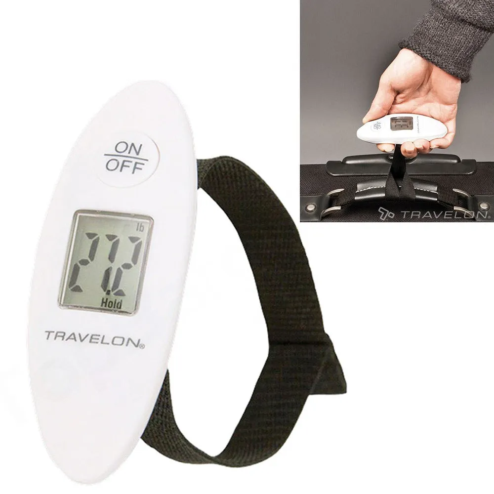 Travelon Digital Hanging Luggage Scale 88 Lbs Portable Electronic Weight Travel