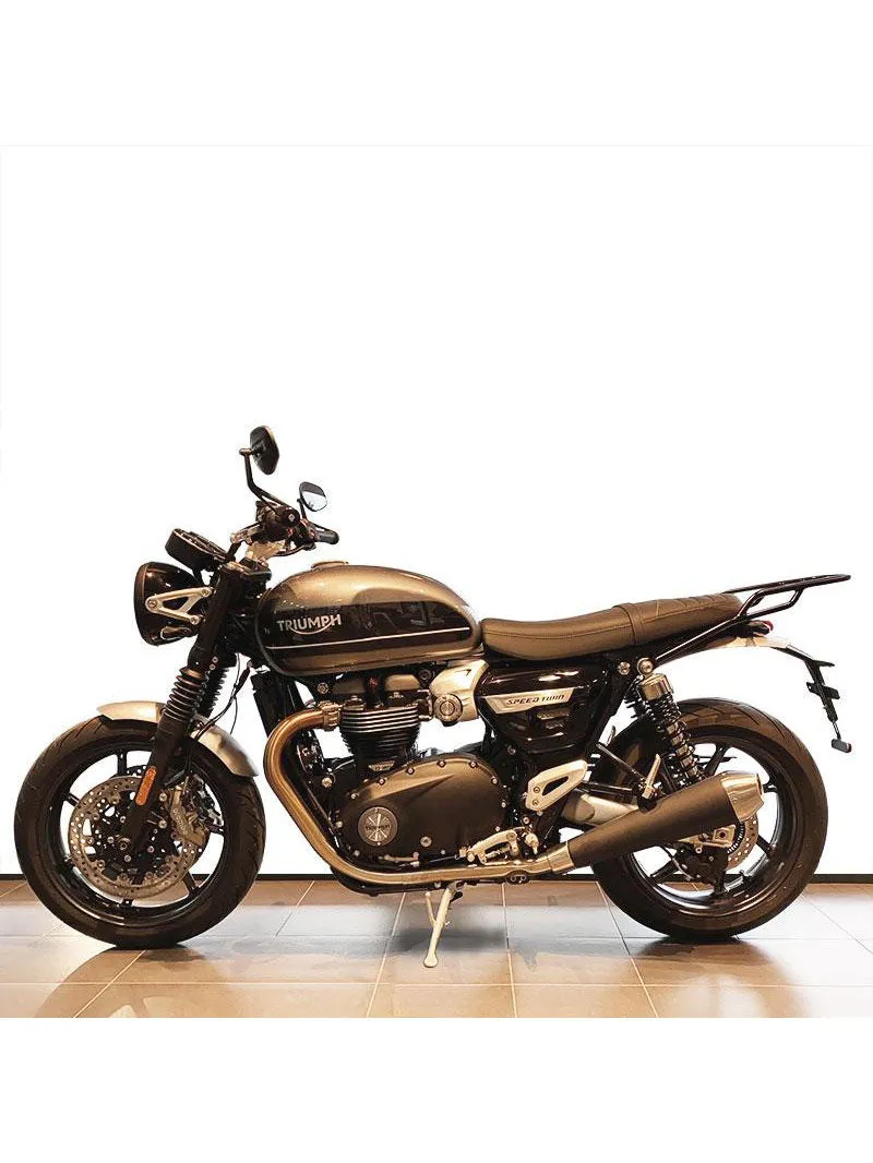 UNIT Garage Rear Parcel Rack   Passenger Grip - Triumph Speed Twin 1200 (19 )