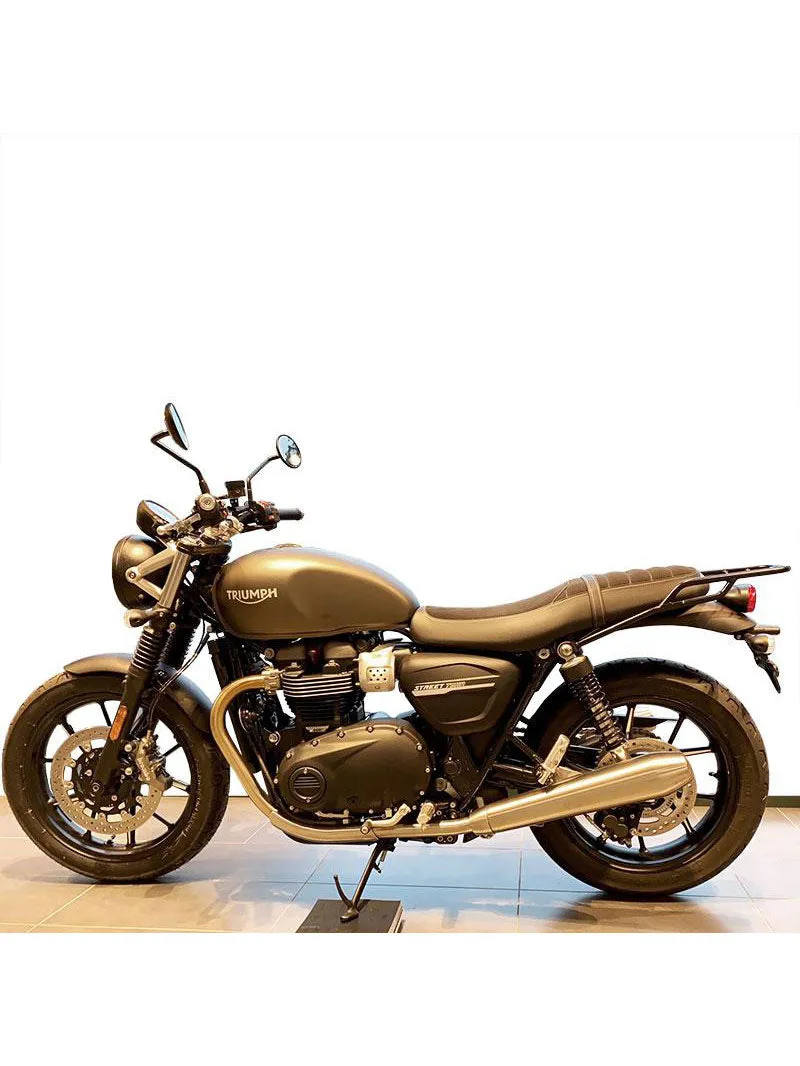 UNIT Garage Rear Parcel Rack   Passenger Grip - Triumph Street Twin (16-22) / Street Scrambler 900 (17 ) / Speed Twin 900 (23 )