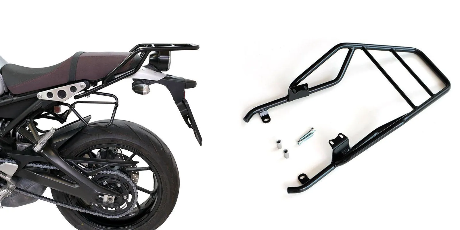 UNIT Garage Rear Parcel Rack   Passenger Grip - Yamaha XSR 900 (2019-21)