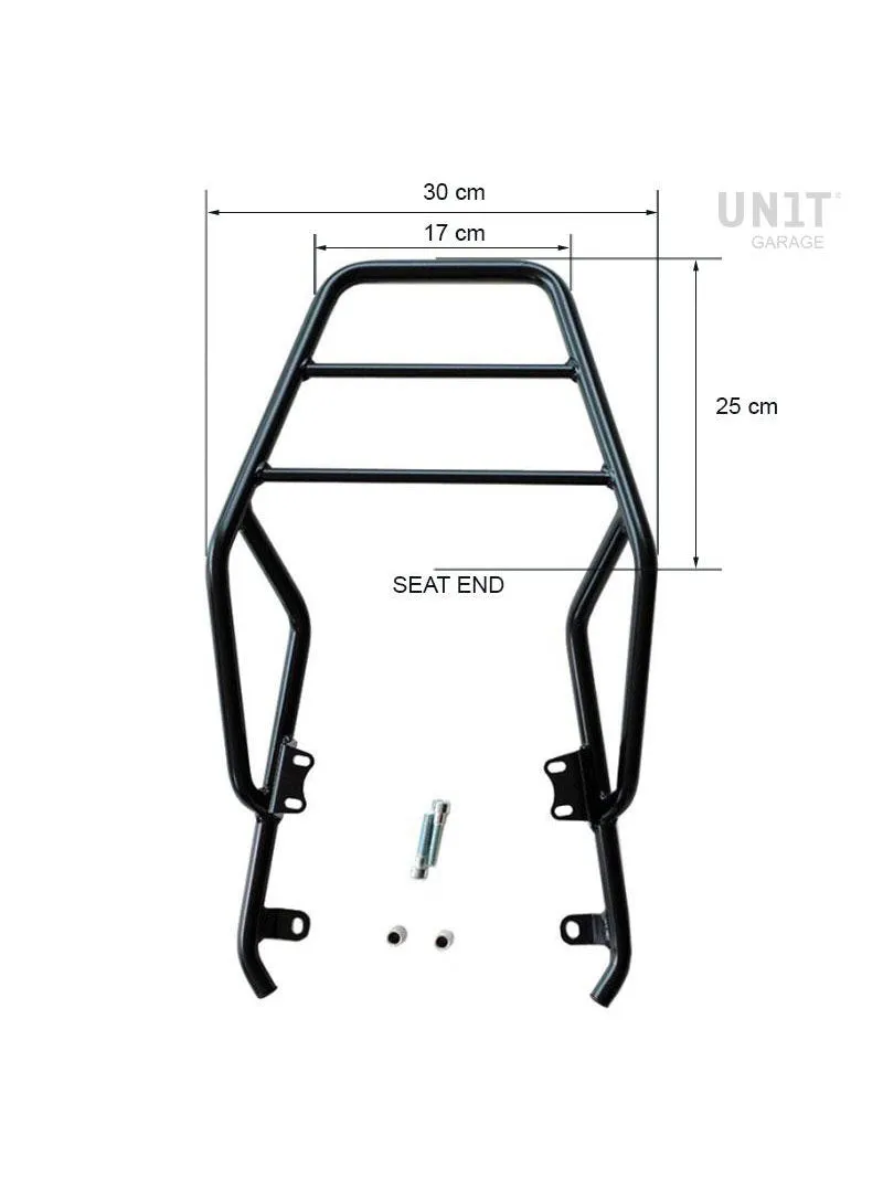 UNIT Garage Rear Parcel Rack   Passenger Grip - Yamaha XSR 900 (2019-21)